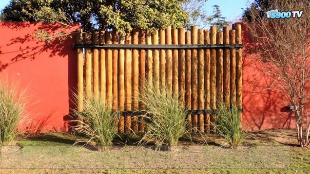 Diseño y Construcción: Muros de Troncos