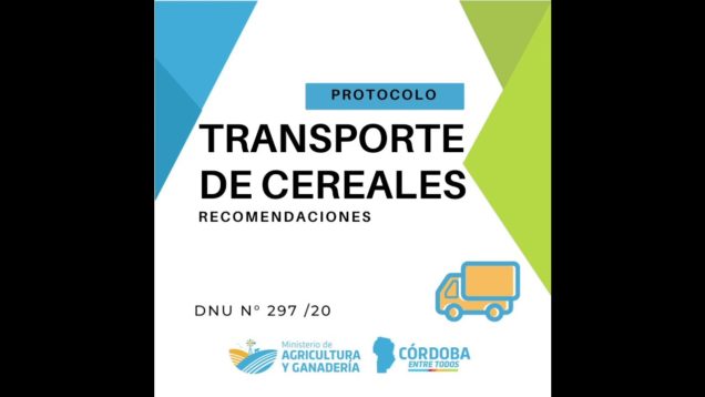 Campo Directo | Coronavirus – Recomendaciones para transporte de cereales