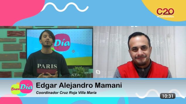 Buen Día | Edgar Mamani Coordinador Cruz Roja Villa María