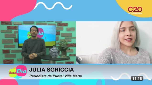 Buen Día | Julia Sgriccia | Periodista de Puntal Villa María
