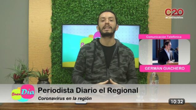 Buen Día | Germán Giachero | Coronavirus en la Región