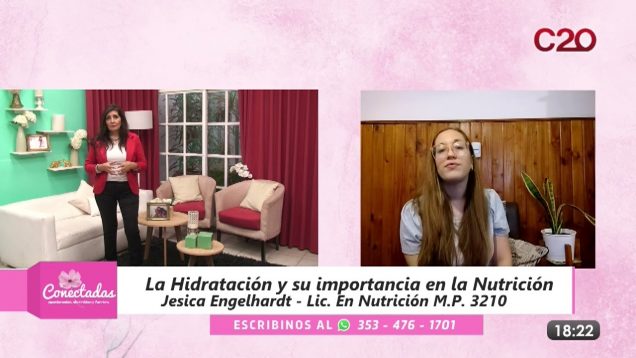 Conectadas – La hidratación y su importancia en la nutrición