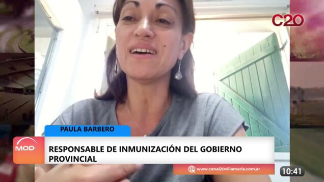 Modo Directo | Responsable de Inmunización – Paula Barbero