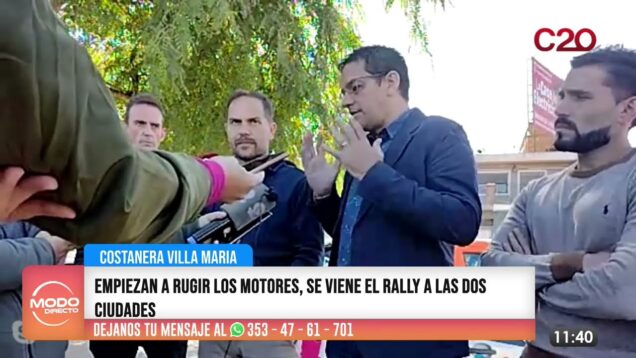 Modo Directo | Costanera Villa María – Empiezan a rugir los motores