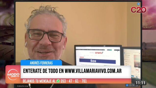 Modo Directo | Villa María Vivo – Andrés Ferreras