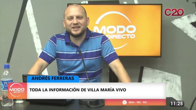 Modo Directo | Villa María Vivo – Andrés Ferreras