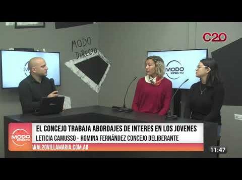 Modo Directo | Concejo Deliberante – Leticia Camusso / Romina Fernández