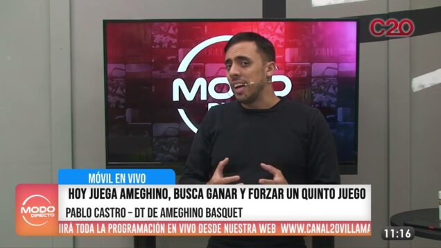 Modo Directo | Móvil en Vivo | Básquet – Pablo Castro