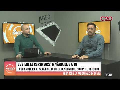 Modo Directo | Se viene el censo mañana de 8 a 18 – Laura Mansilla