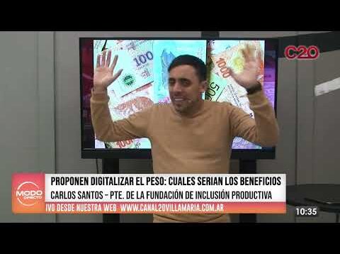 Modo Directo | Digitalizar el peso – Carlos Santos