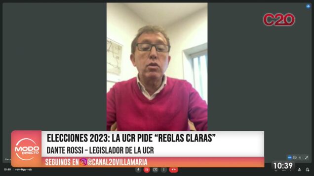 Modo Directo | Elecciones 2023 – Dante Rossi