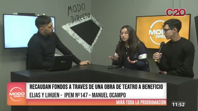 Modo Directo | Teatro a Beneficio – Elias y Lihuen – IPEM N° 247
