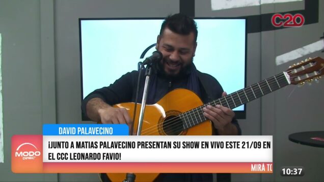 Modo Directo | David Palavecino Presenta Su Show En Vivo Este 21/09 En El Ccc Leonardo Favio