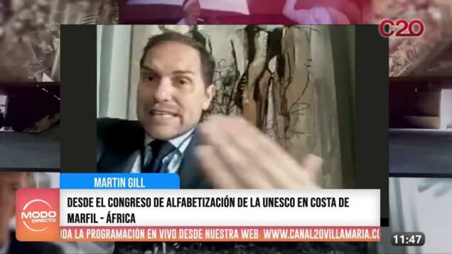Modo Directo | Martín Gill Desde El Congreso De Alfabetización De La Unesco En Costa De Marfil