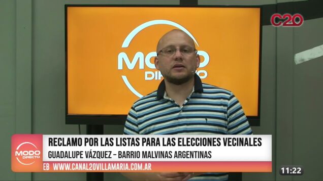 Modo Directo | Elecciones Vecinales – Guadalupe Vázquez