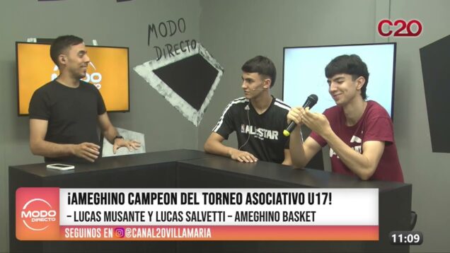 Modo Directo | ¡Ameghino campeon del torneo asociativo u17!
