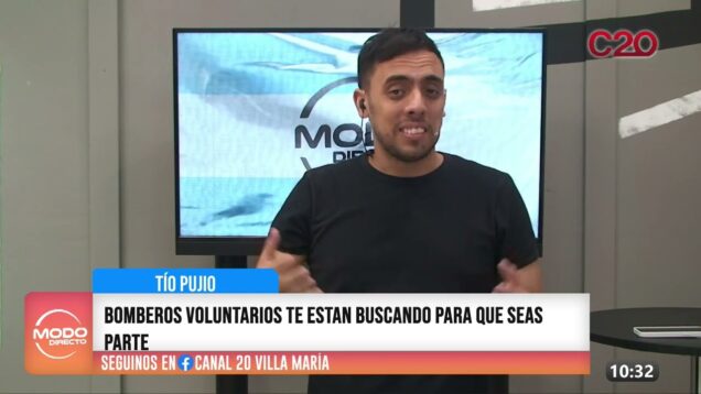 Modo Directo | Tio Pujio: Bomberos Voluntarios Te Estan Buscando Para Que Seas Parte