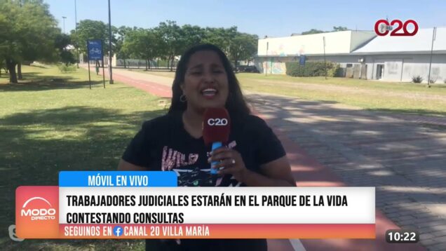 Modo Directo | Trabajadores Judiciales Estarán En El Parque De La Vida Contestando Consultas