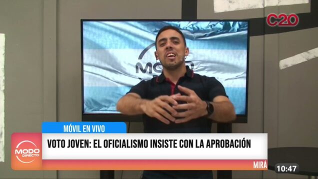 Modo Directo | Voto Joven – Pablo Rosso