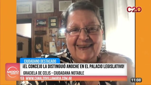 Modo Directo | Ciudadano Destacado – Gaciela de Celis