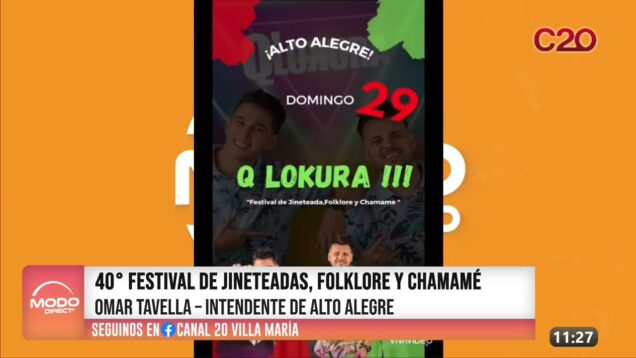 Modo Diecto | Alto Alegre – Omar Tavella