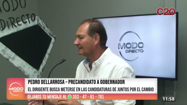 Modo Directo | Precandidato a Gobernador –  Pedro Dellarrosa