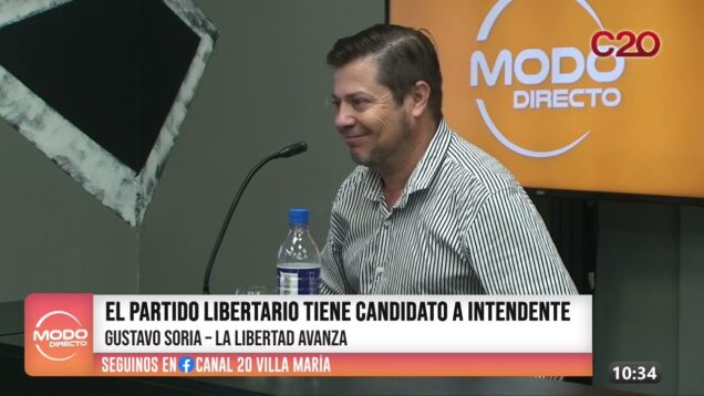 Modo Directo | Cadidato a Intendente – Gustavo Soria