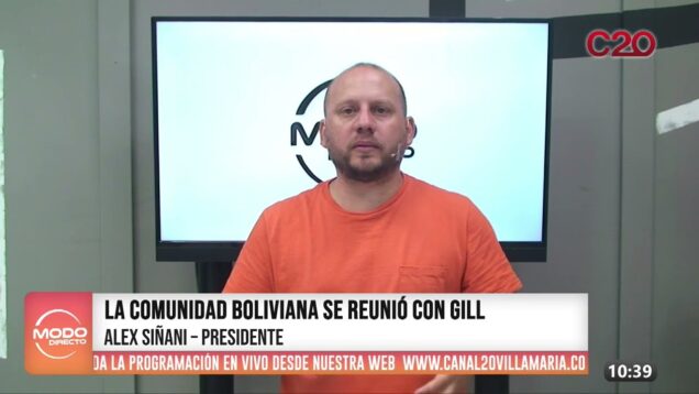 Modo Directo | Comunidad Boliviana – Alex Siñani