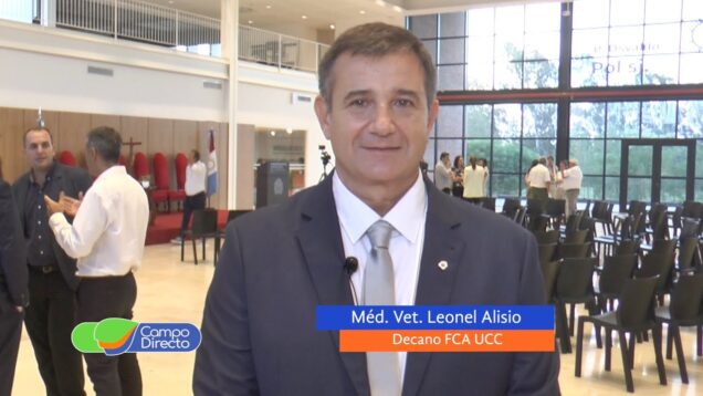 Campo Directo | Leonel Alisio es el nuevo decano de la FCA de la UCC