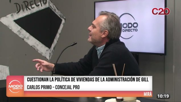 Modo Directo | Política de Viviendas – Carlos Primo