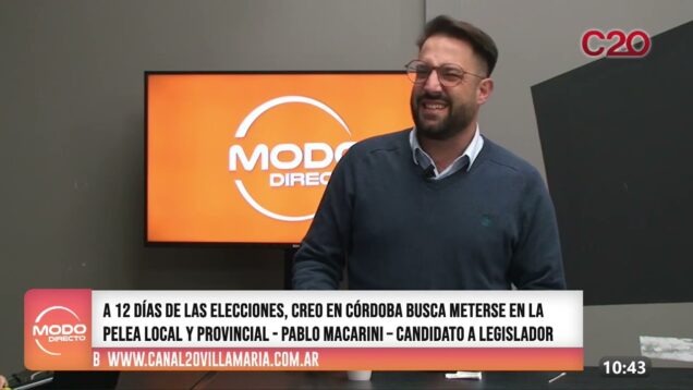 Modo Directo | Cansidato a Legislador – Pablo Macarini
