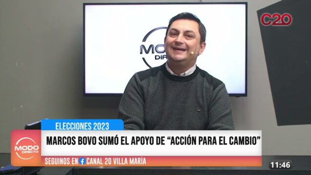 Modo Directo | Elecciones 2023 – Marcos Bovo
