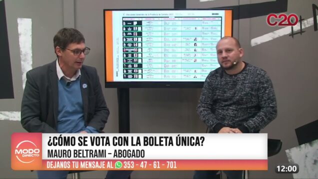 Modo Directo | Elecciones 2023 – Mauro Beltrami