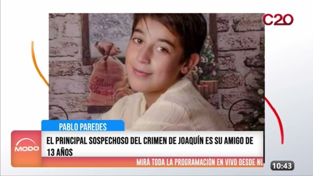 Modo Directo | Crimen de Joaquín – Pablo Paredes