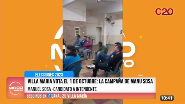 Modo Directo | Elecciones 2023 – Campaña de Manu Sosa