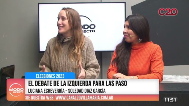 Modo Directo | Elecciones 2023 – Luciana Echeverría y Soledad Díaz García