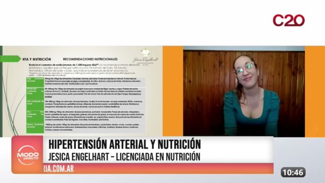 Modo Directo | Hipertensión y Nutrición – Jesica Engelhardt