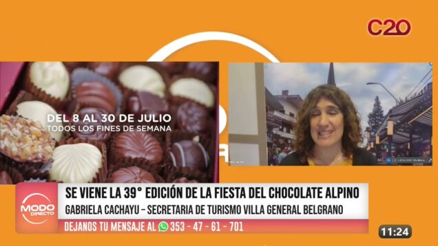 Modo Directo | La fiesta del chocolate alpino – Gabriela Cachayu