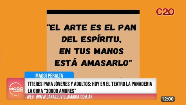 Modo Directo | Teatro la Panadería – Maggi Peralta