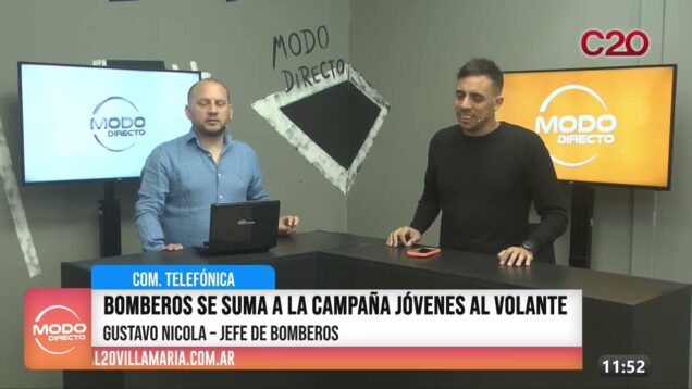 Modo Directo | Bomberos – Gustavo Nicola