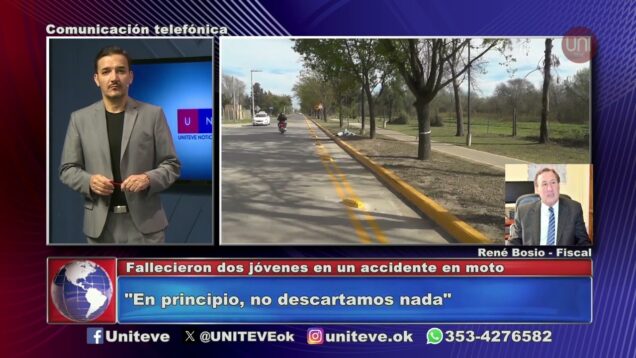 Uniteve Noticias | Accidente fatal en Villa María- René Bosio