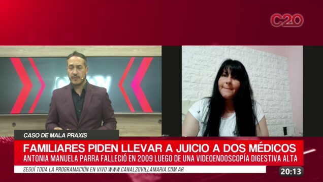 C20 Noticias | Caso de Mala Praxis – Eliana Ramonda