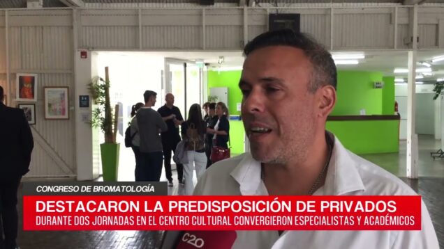 C20 Noticias | Congreso de Bromatología – Germán Tenedini