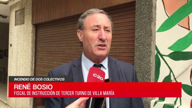 C20 Noticias | Incendio de dos colectivos – René Bosio