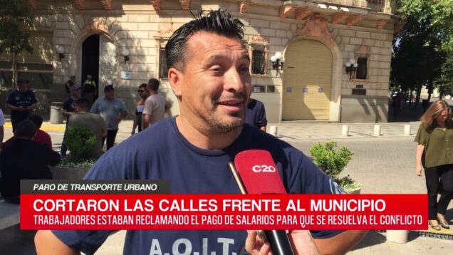 C20 Noticias | Paro de Transporte Urbano – José Oliva