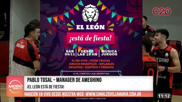 Modo Directo | Manager de Ameghino – Pablo Tosal