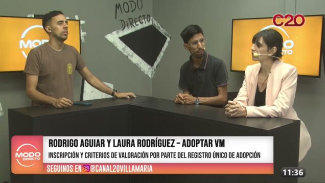 Modo Directo | Registro de Adopción – Rodrigo Aguiar y Laura Rodríguez
