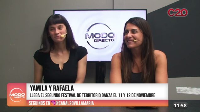 Modo Directo | Yamila y Rafaela – Festival del Territorio Danza