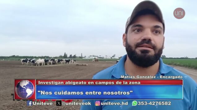 Uniteve Noticias | Investigan abigeato en campos de la zona