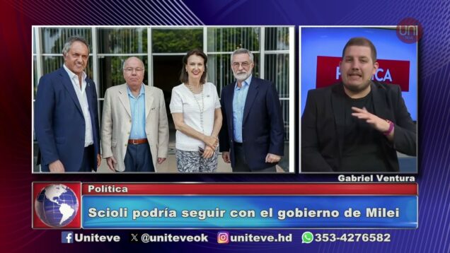 Uniteve Noticias | Milei viajó a Estados Unidos – Gabriel Ventura